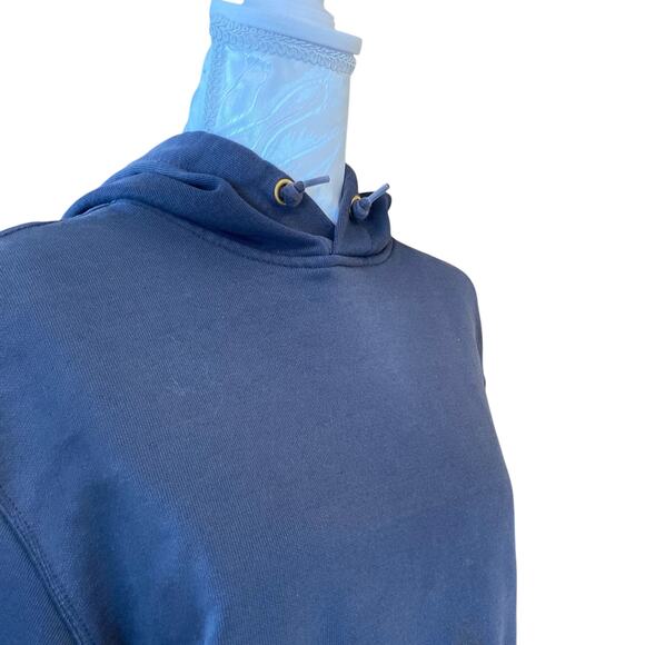 Y2K Carhartt Loose Fit Blue Distressed Thrasher Gorpcore Hoodie Size Small - Picture 6 of 15